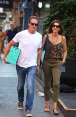 CINDY CRAWFORD and Rande Gerber Out in New York 09/03/2018