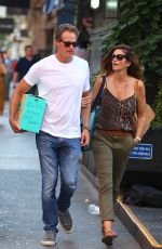 CINDY CRAWFORD and Rande Gerber Out in New York 09/03/2018