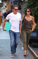 CINDY CRAWFORD and Rande Gerber Out in New York 09/03/2018