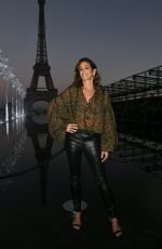 CINDY CRAWFORD at Saint Laurent Show at Paris Fashion Week 09/25/2018