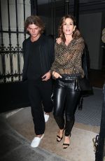 CINDY CRAWFORD Out for Diner at BB Restaurant in Paris 09/25/2018