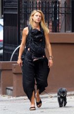 CLAIRE DANES Out with Her Dog in New York 09/05/2018