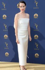 CLAIRE FOY at Emmy Awards 2018 in Los Angeles 09/17/2018