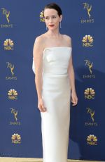 CLAIRE FOY at Emmy Awards 2018 in Los Angeles 09/17/2018