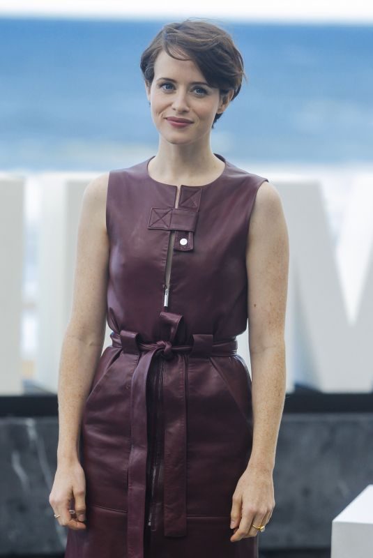 CLAIRE FOY at First Man Photocall at San Sebastian Film Festival 09/24/2018