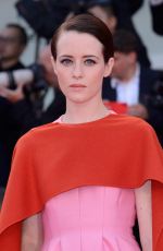 CLAIRE FOY at First Man Premiere at Venice International Film Festival 08/29/2018