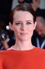 CLAIRE FOY at First Man Premiere at Venice International Film Festival 08/29/2018