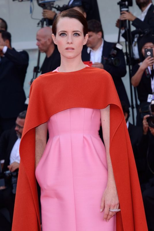CLAIRE FOY at First Man Premiere at Venice International Film Festival 08/29/2018