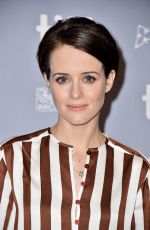 CLAIRE FOY at First Man Press Conference at Toronto International Film Festival 09/11/2018