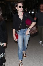 CLAIRE FOY at Los Angeles International Airport 09/19/2018