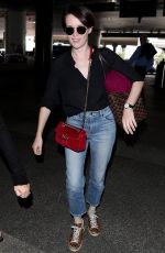 CLAIRE FOY at Los Angeles International Airport 09/19/2018