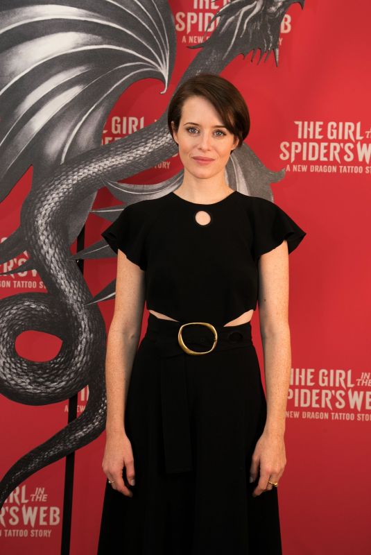 CLAIRE FOY at The Girl in the Spider
