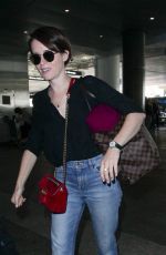 CLAIRE FOY in Denim Out and About in Los Angeles 09/18/2018