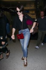 CLAIRE FOY in Denim Out and About in Los Angeles 09/18/2018