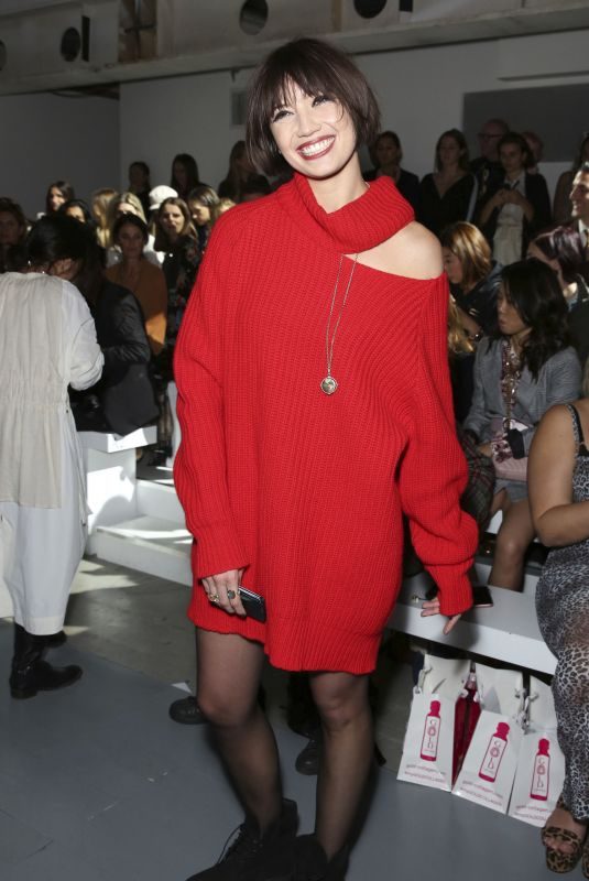 DAISY LOWE at Marta Jakubowski Show at London Fashion Week 09/14/2018