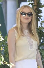 DAKOTA FANNING Arrives at Hotel Excelsior in Venice 09/03/2018