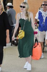DAKOTA FANNING at Airport in Venice 09/05/2018