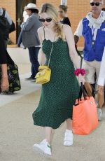 DAKOTA FANNING at Airport in Venice 09/05/2018