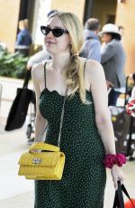 DAKOTA FANNING at Airport in Venice 09/05/2018