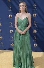 DAKOTA FANNING at Emmy Awards 2018 in Los Angeles 09/17/2018