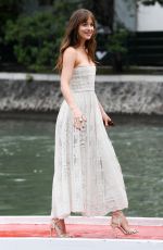 DAKOTA JOHNSON Arrives at Hotel Excelsior in Venice 09/01/2018