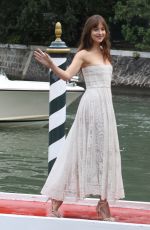 DAKOTA JOHNSON Arrives at Hotel Excelsior in Venice 09/01/2018