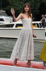 DAKOTA JOHNSON Arrives at Hotel Excelsior in Venice 09/01/2018