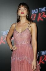 DAKOTA JOHNSON at Bad Times at the El Royale Premiere in Los Angeles 09/22/2018
