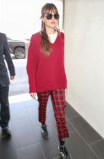 DAKOTA JOHNSON at LAX Airport in Los Angeles 09/26/2018