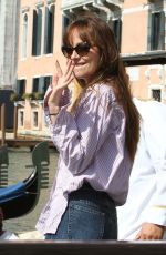 DAKOTA JOHNSON Leaves Venice 09/03/2018