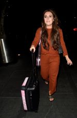 DANI DYER at Piccadilly Train Station in Manchester 09/14/2018