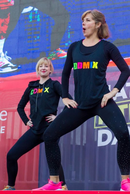 DARCEY BUSSELL Workout on National Fitness Day in London 09/26/2018