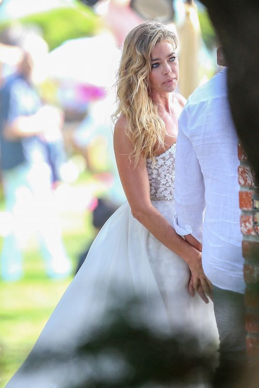DENISE RICHARDS at Her Wedding in Malibu 09/08/2018