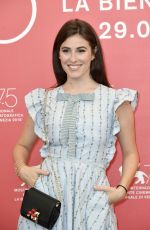 DIANA DEL BUFALO at The Armadillo Prophecy Photocall at Venice Film Festival 09/03/2018