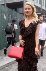 DIANNA AGRON Out at New York Fashion Week 09/12/2018