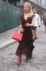 DIANNA AGRON Out at New York Fashion Week 09/12/2018