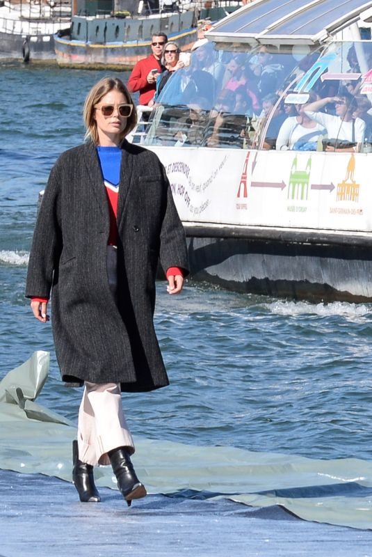 DOUTZEN KROES at L’Oreal Fashion Show Rehersal in Paris 09/30/2018