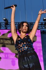 DUA LIPA Performs at Iheartradio Music Festival in Las Vegas 09/22/2018
