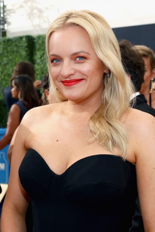 ELISABETH MOSS at Emmy Awards 2018 in Los Angeles 09/17/2018