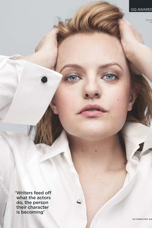 ELISABETH MOSS in GQ Magazine, UK October 2018