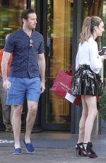 ELIZABETH CHAMBERS Leaves Hotel Principe Di Savoia in Milan 09/24/2018