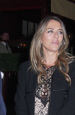 ELIZABETH HURLEY Leaves Lulu