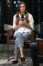 ELIZABETH OLSEN at Build Speaker Series in New York 09/12/2018