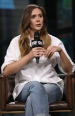 ELIZABETH OLSEN at Build Speaker Series in New York 09/12/2018