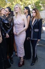 ELLE FANNING Arrives at L