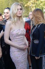ELLE FANNING Arrives at L