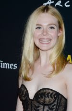 ELLE FANNING at 2018 LA Film Festival in Culver City 09/23/2018