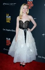ELLE FANNING at 2018 LA Film Festival in Culver City 09/23/2018