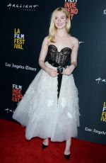 ELLE FANNING at 2018 LA Film Festival in Culver City 09/23/2018