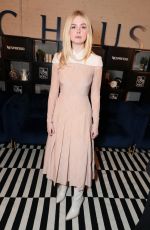 ELLE FANNING at Coffee with Creators at TIFF in toronto 09/08/2018